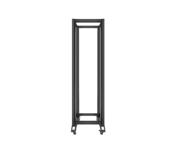 Lanberg Stojąca 19" 42U 600x800mm Open Rack (czarna) - 455672 - zdjęcie 2